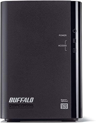 Image of BUFFALO DriveStation Duo 2-Bay 4TB (2x2TB) TAA Desktop External Hard Drive USB 3.2