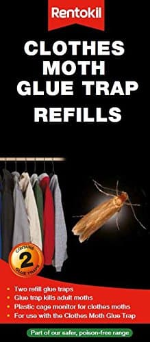 Image of Rentokil Clothes Moth Glue Trap Refills. FMP14