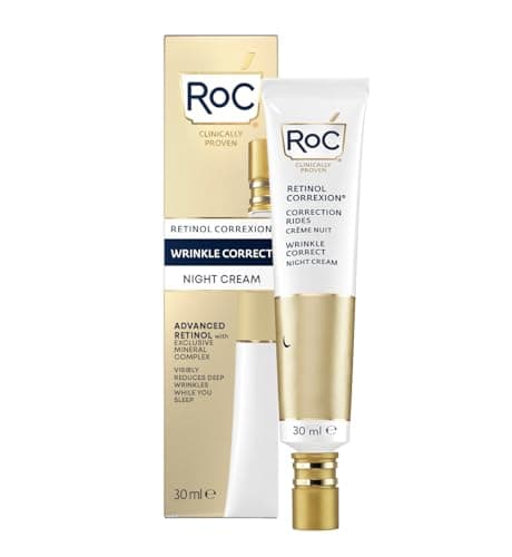 Image of RoC Retinol Correxion Wrinkle Correct Night Cream | Wrinkle Reducing Moisturiser for Face | 30 ml