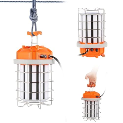 Image of Choen 150W 360° 240V Led Construction Jobsite Work Light 21000lm 110V Compatible,Dimmable,Impact Resistant,Waterproof,Large Lighting Area and Multiple Usage Ways