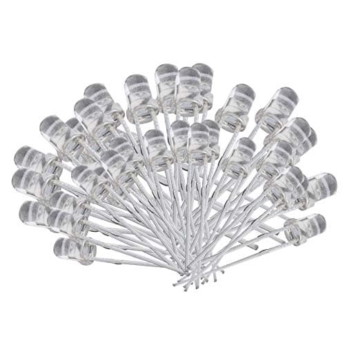 Image of Othmro 3mm Emerald Green LED Diode Lights Clear Lens Diffused Round DC2.8-3.2V 20mA 2pin Bulb Lamps Electronics Components Light Emitting Diodes 1000 pcs