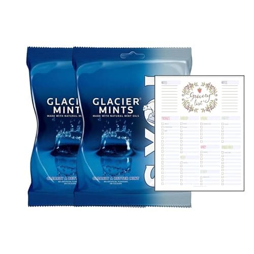Image of Mints Bundle which Contains Fox's Glacier Mints (200g) - Pack of 2 with Grocery List Card