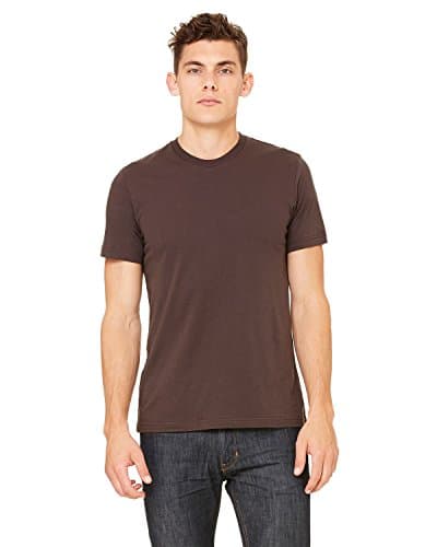 Image of Product of Brand Bella + Canvas Unisex Jersey Short-Sleeve T-Shirt - Brown - XS - (Instant Savings of 5% & More)