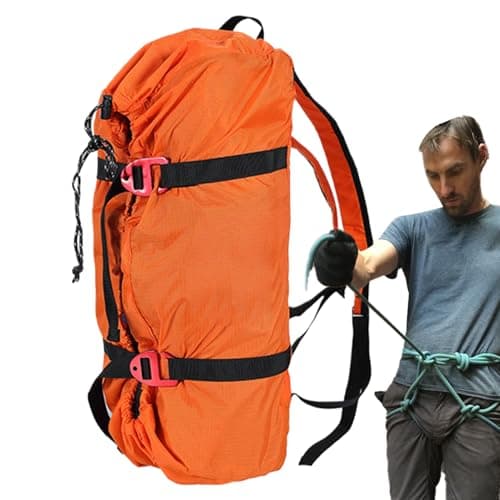 Image of Zuasdvnk Arborist Rope Bag | Professional Climbing Bag - Lightweight Hiking Gear, Reusable Arborist Equipment for Mountaineering, Camping, Hiking