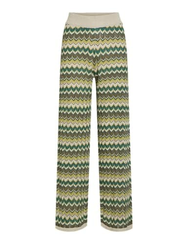 Image of Vila Viember New Hw Glitter Pants, Capulet Olive, M