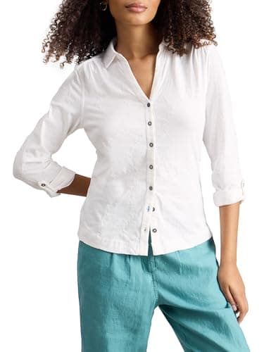 Image of White Stuff Women's Annie Shirt, Bril White, 18