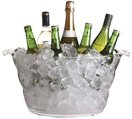 Image of Bar Craft Mix It Acrylic Large Oval Drinks Pail / Cooler