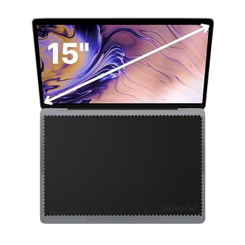 Image of LetsSwipeThat® Microfiber Macbook Keyboard Cover - 1 Pack for 15” Screen - Macbook Air Keyboard Protector - Microfibre Cloth Laptop Screen Protector - Apple Polishing Cloth from Recycled Microfibres