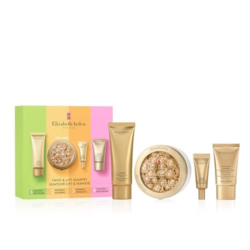 Image of Elizabeth Arden TWIST & LIFT Advanced Ceramide Capsules 4-Piece Gift Set anti-aging, firming & lifting skincare, luxury gifting for women