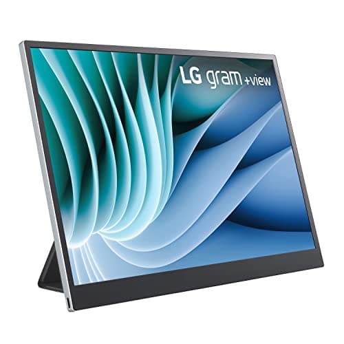 Image of LG Electronics 16MR70, 16-inch +view Portable Monitor gram with USB Type-C™, DCI-P3 99% (Typ Switch App, Auto Rotate, Two-way Supported Folio Cover