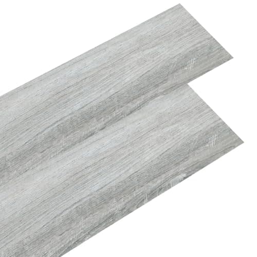 Image of INMOZATA 36Pcs Self Adhesive Vinyl Flooring Planks Floorboard Planks Wood Effect Peel and Stick Tile Waterproof Floor Stickers for Kitchen Bathroom Home Floor Tile (Smoke Gray)