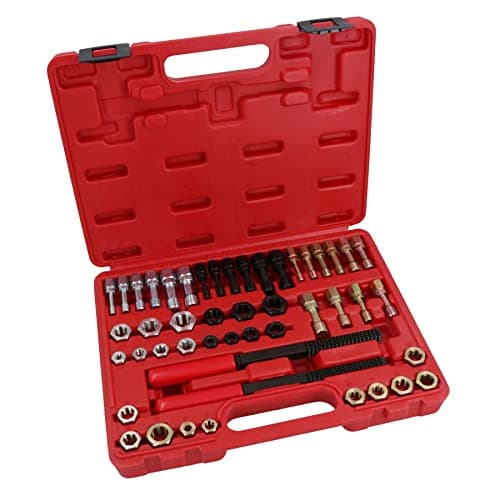 Image of 48pc Metric + Imperial UNF UNC Rethread Tap + Die Kit M6 - M14 1/4in - 5/8in