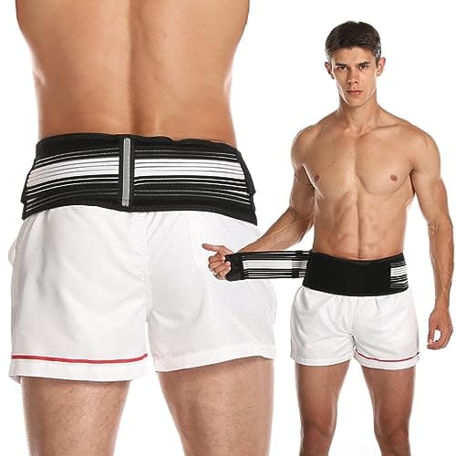 Image of Paskyee Sciatica Belt - Back Support Brace Relieve Back Pain & Sciatica, Sacroiliac Hip Support Band for Men Women, Sciatic, Lower Back, Si Joint, Pelvic pain Relief