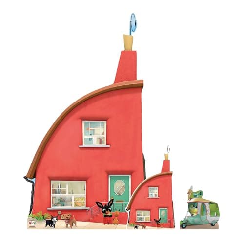 Image of Star Cutouts SC4590 Bing House Cardboard Cutout 134cm – Kids TV Party Decoration, Birthday Display & Fan Prop