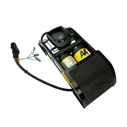 Image of AA Digital AA4774 Double Cylinder Foot Pump, Black