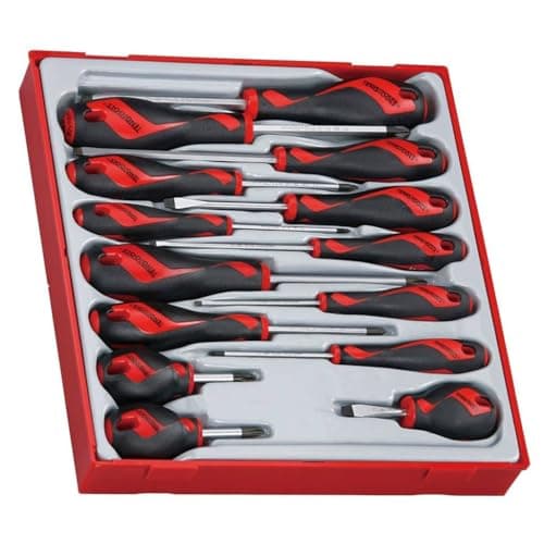 Image of Teng Tools 14 Piece Screwdriver Set Tool Control System - TTD914N
