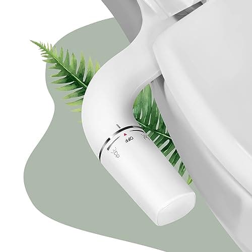 Image of SAMODRA Ultra-Slim Cold Water Bidet, Classic 7.0 Bidet Toilet Seat UK Attachment with Non-Electric Dual Nozzle,Adjustable Pressure, Easy Home Installation