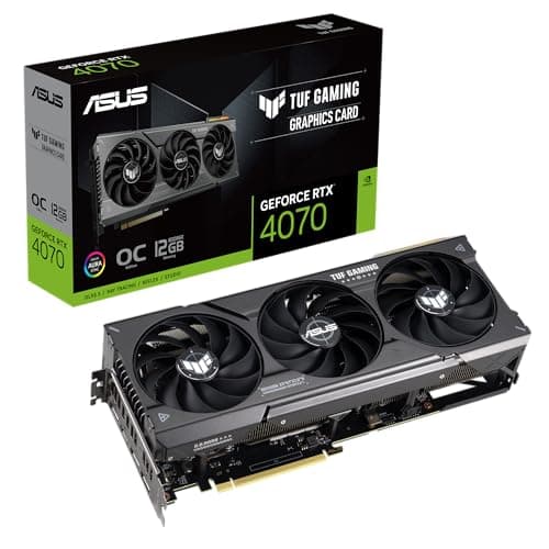 Image of ASUS TUF Gaming GeForce RTX 4070 OC Edition Gaming Graphics Card (PCIe 4.0, 12GB GDDR6X, DLSS 3, HDMI 2.1a, DisplayPort 1.4a)