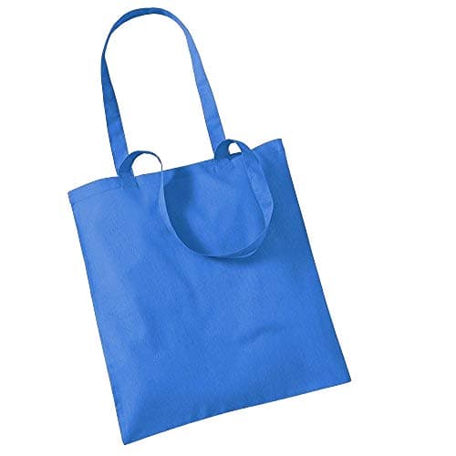 Image of Westford Mill Promo Bag For Life - 10 Litres (Pack Of 2) (One Size) (Cornflower)