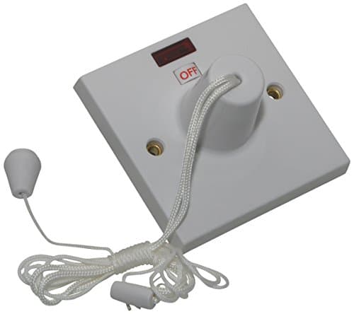 Image of SMJ Electrical PPSW45CLNE Switch 45Amp DP Ceiling & Neon