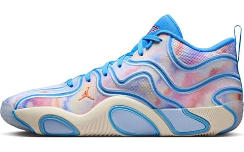 Image of Nike Men's Jordan Tatum 3 Basketball Shoes, University Blue/Camellia/Pale, 10