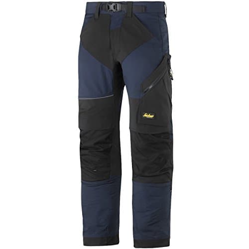 Image of Snickers 69039504200 Size 200 "Flexiwork" Work Trousers - Navy Blue/Black
