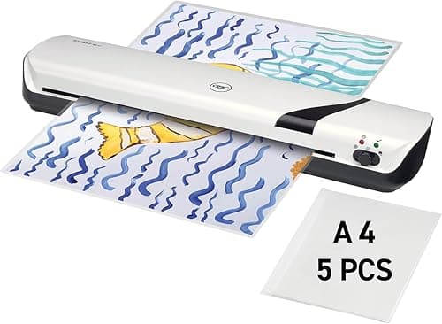 Image of GBC Inspire+ A3 laminator, incl. starter set with 5 laminating pouches (2 x 75 microns), for 75 to 125 mic laminating films up to A3 format, hot and cold lamination, white, 2104512