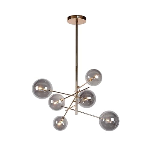Image of LUCIDE Alara - Pendant Light - Ø 72 cm - LED - G4-6x1,5W 2700K - Gold
