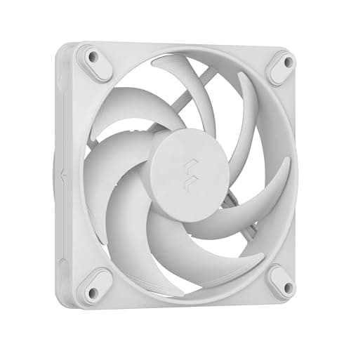 Image of Fractal Design Momentum 12 - Silent PC Case Fan - 120 mm - Liquid Crystal Polymer LCP blades - FDB Fluid Dynamic Bearing - PWM control - Cooling Performance - Powerful Airflow - Quiet Operation -White