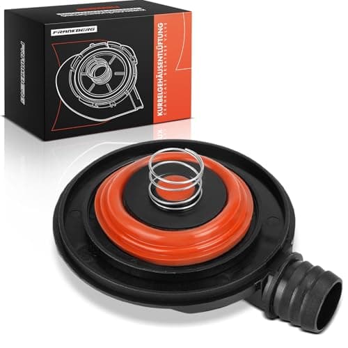 Image of Frankberg Crankcase Oil Breather Crankcase Breather Valve Compatible with A3 8L1 A3 Cabriolet 8P7 Fabia I 6Y2 Octavi.a II 1Z3 B.o.r.a 1J2 Golf IV 1J1 Passa.t 3C2 Replace# 038103469AD