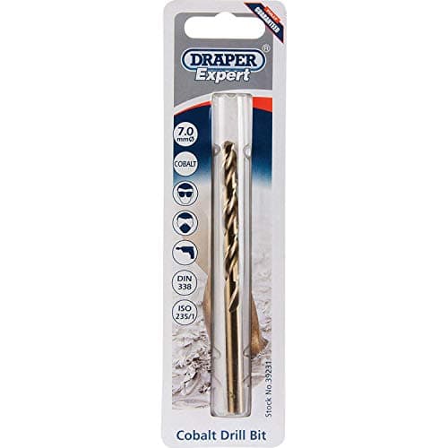 Image of Draper H30PB Expert HSS Cobalt Drill, Blue, 7.0 mm