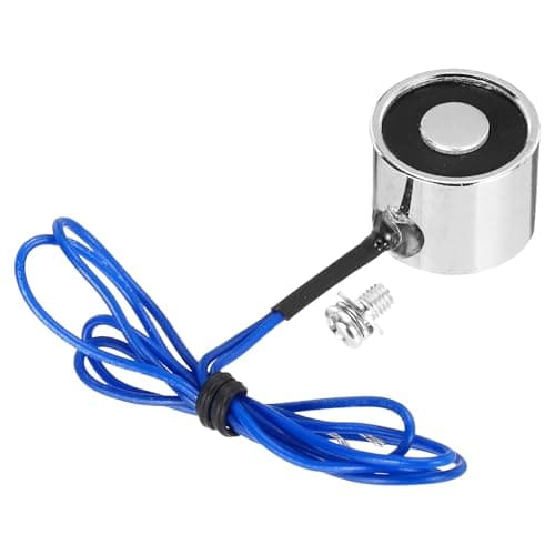 Image of sourcing map Solenoid Electromagnet DC 12V 2.5W 6.6LB/3Kg Round Electric Magnet Electric Lifting Magnet 20x15mm for Automation Equipment