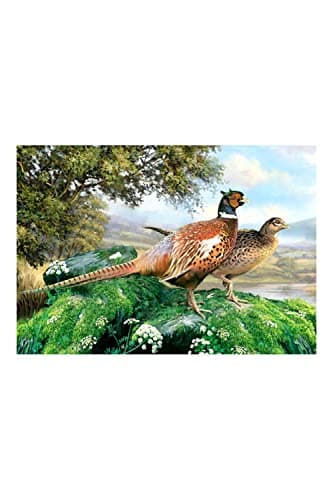 Image of Pheasants Medium Glass Worktop Protector 40X30Cm