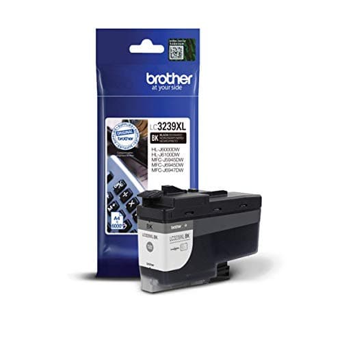 Image of Brother LC-3239XLBK Inkjet Cartridge, Black, Single Pack, Ultra High Yield, Includes 1 x Inkjet Cartridge, Brother Genuine Supplies