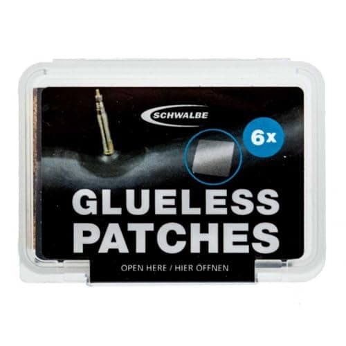 Image of Schwalbe Glueless Patches Puncture Repair, Clear, Pack of 6