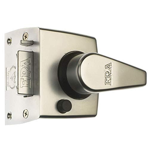 Image of ERA 1530 BS8621:2004 Auto Deadlocking Escape Nightlatch 1530-40-1 - 40mm Satin Nickel/Satin Chrome