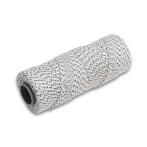 Image of Marshalltown The Premier Line ML616 Bonded Mason's Line 500-Foot, Size 21, 6-Inch Core, White and Black