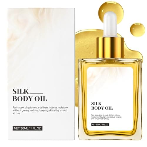 Image of Silk Body Oil, Body Firming Oil, Perfume Oils for Women, Silk Body Oil After Shower, Glow Remedy Oil for Crepey Skin with Argan Oil, Hydrate & Smooth Skin, Refreshing, Non-Greasy