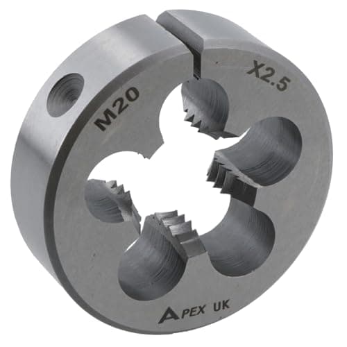 Image of M20 x 2.5mm Metric Split Die Rethreading Thread Cutter Tungsten Steel 50mm