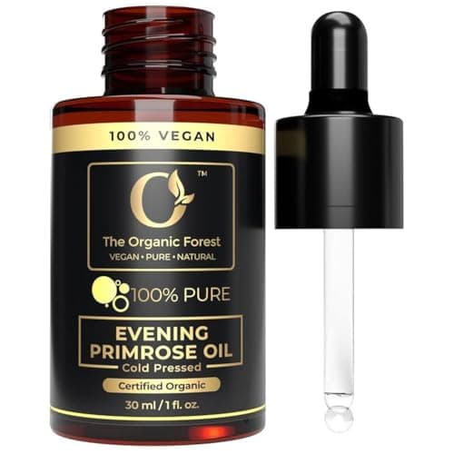 Image of USDA Organic Evening Primrose Oil - 100% Pure & Natural Primrose Oil for Skin & Face - Liquid Carrier Oil for Essential Oils Mixing - Perfect Oil Control Face Moisturizer