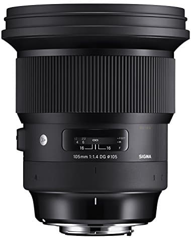Image of Sigma Art Lens, Black, 105 mm