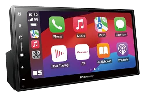 Image of Pioneer SPH-DA77DAB-AN Media Center 2DIN, 6.8" Capacitive Touch Panel, with Wi-Fi, Bluetooth, Apple CarPlay, Android Auto and DAB+, 13-Band Graphic EQ, Includes DAB Antenna