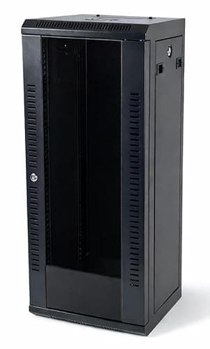 Image of 10 Inch Rack Cabinet 12U Wall Mount – Mini Network Rack Cabinet 320x300mm Enclosure – Ergolynx