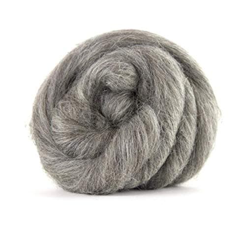 Image of Light Grey Natural Herdwick Wool rovings/Tops