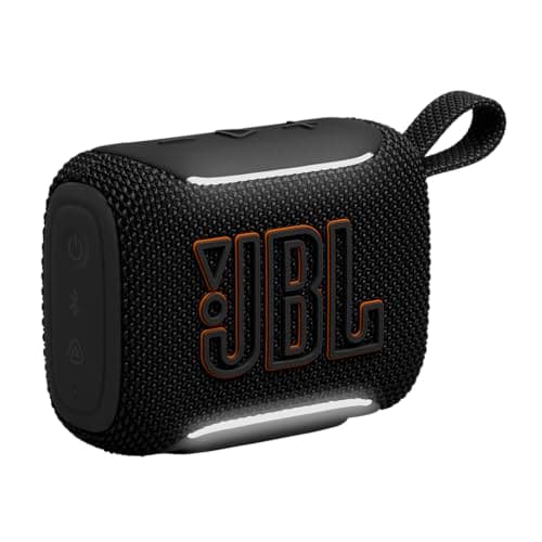 Image of JBL GO 5 Ultra-Portable Bluetooth Speaker with Big JBL Pro Sound and Punchy Bass, AirTouch Pairing, Waterproof Design and 10-Hour Playtime, Black