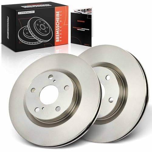 Image of Frankberg Brake Disc Set incl. 2x Discs Front Vented Ø296mm Compatible with A.u.r.i.s Estate E18 R.A.V 4 IV A4 Au.r.i.s E15 Replace# 4351233140,4351242050