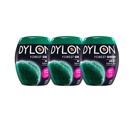 Image of New Dylon 350g Forest Green Machine Dye Pod 3 Pack