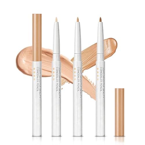 Image of Multi-Purpose Concealer Pencil, Under Eye Concealer, Concealer Pencil Makeup, Waterproof Invisible Concealer, Full Coverage Make-Up Stick, Lasting Concealer, Multifunctional Concealer Stick (3PCS)