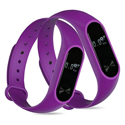 Image of AQUARIUS AQ112 Fitness Tracker with Heart Rate Monitor, Purple Smart Watch Activity Tracker with 0.86" Colour OLED Display, Sleep Monitor & Pedometer for iOS & Android