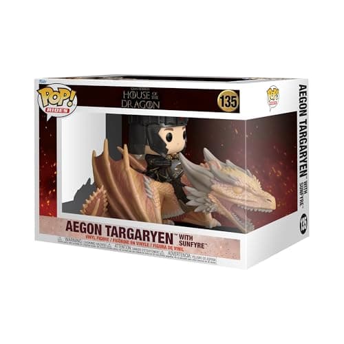 Image of Funko POP! Rides: House of the Dragon - Aegon Targaryen with Sunfyre - Collectable Vinyl Figure - Gift Idea - Official Merchandise - Toys For Kids & Adults - Model Figure for Collectors and Display